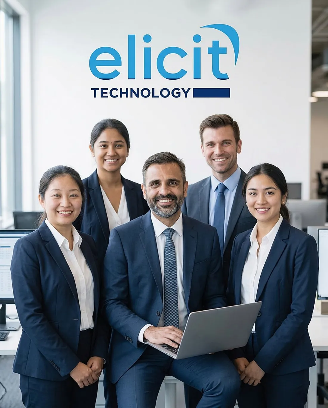 Elicit Technology CargoWise team in the office