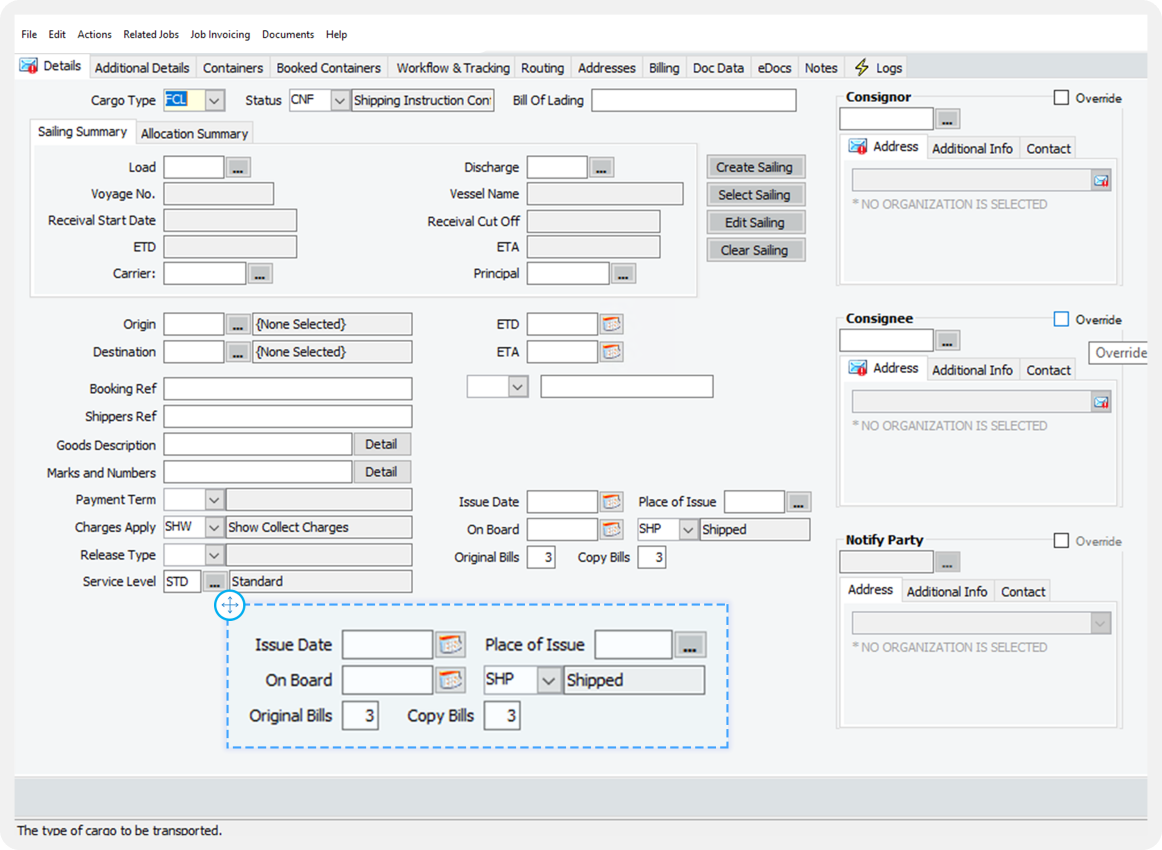 Documents Customization