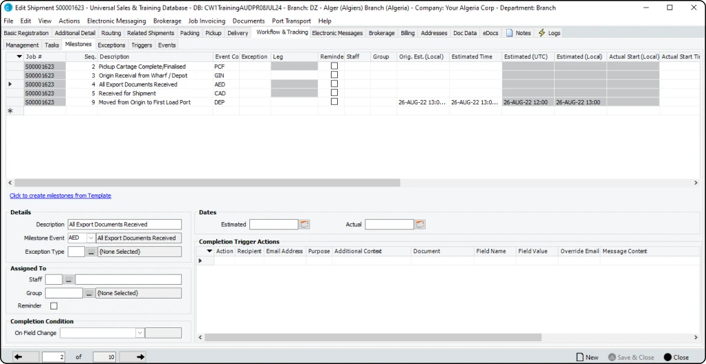 Custom Field configuration