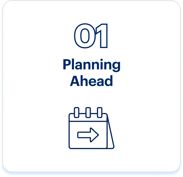 Step 1 - Planning Ahead