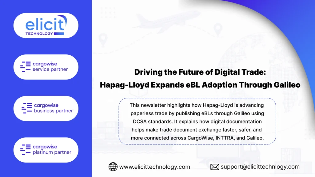 Driving the Future of Digital Trade Hapag-Lloyd Expands eBL Adoption Through Galileo