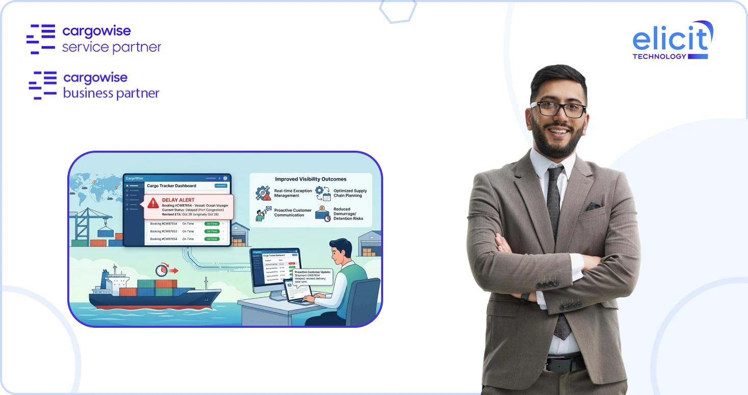 How do CargoWise Cargo Tracker Delay Alerts Improve Ocean Booking Visibility