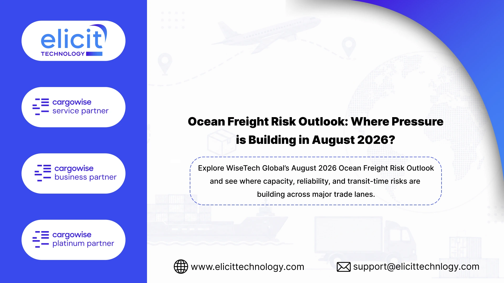 Ocean Freight Risk Outlook: Where Pressure is Building in August 2026