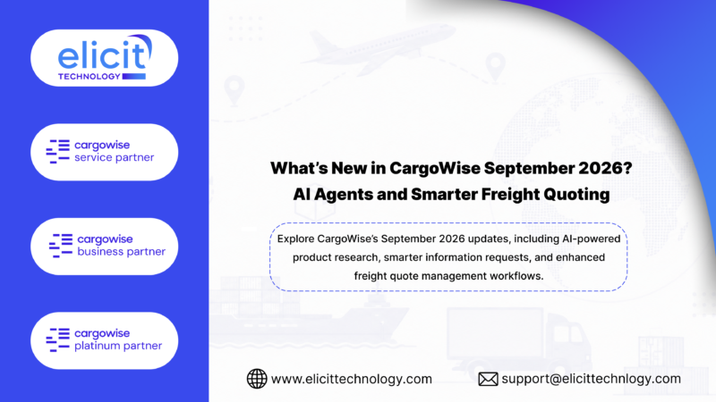 What’s New in CargoWise September 2026? AI Agents and Smarter Freight Quoting