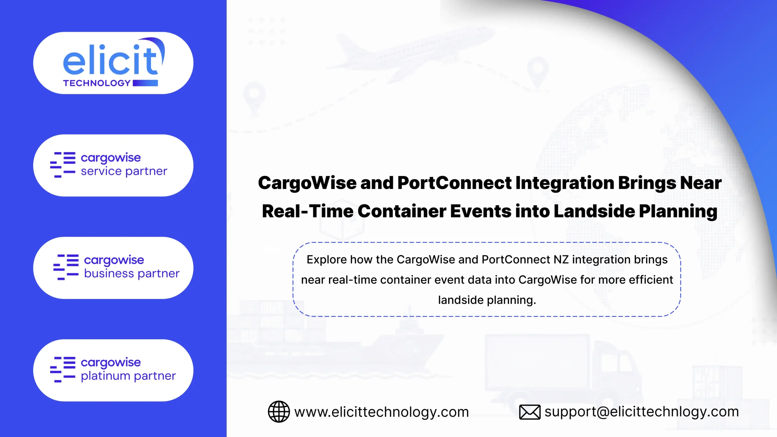 CargoWise and PortConnect Integration Brings Near Real-Time Container Events into Landside Planning